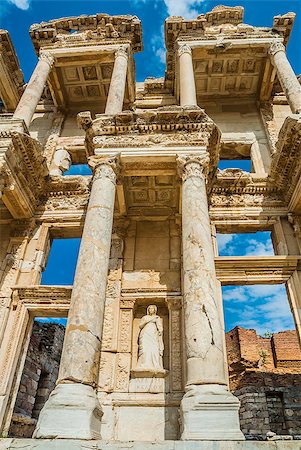 Ephesus ancient greek ruins in Anatolia Turkey Photographie de stock - Aubaine LD & Abonnement, Code: 400-06914297