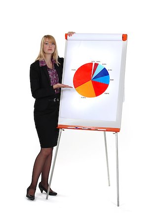 Woman explaining graph Stock Photo - Budget Royalty-Free & Subscription, Code: 400-06914353