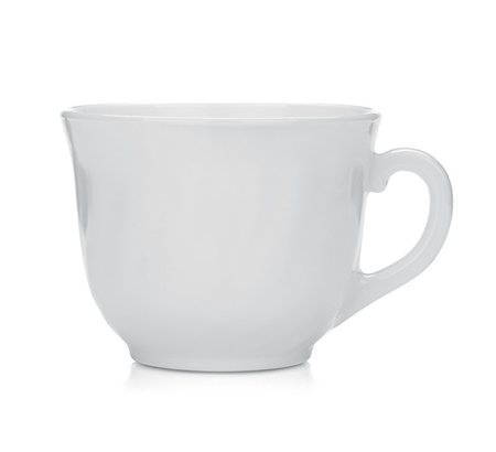 simsearch:400-06914465,k - Tea cup. Isolated on white background Fotografie stock - Microstock e Abbonamento, Codice: 400-06914694