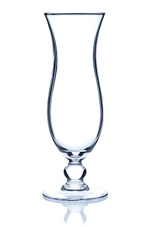 simsearch:400-06914465,k - Cocktail Glass Collection - Hurricane. Isolated on white background Fotografie stock - Microstock e Abbonamento, Codice: 400-06915135