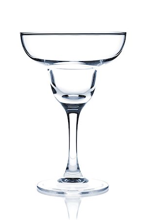 simsearch:400-06914465,k - Cocktail Glass Collection - Margarita. Isolated on white background Fotografie stock - Microstock e Abbonamento, Codice: 400-06915136