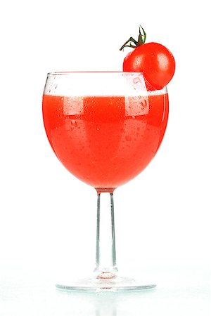 Fresh tomato juice with tomatos Stock Photo - Budget Royalty-Free & Subscription, Code: 400-06915456