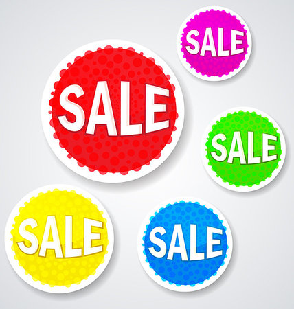 simsearch:400-06915685,k - Color set  labels for sale Stock Photo - Budget Royalty-Free & Subscription, Code: 400-06915685