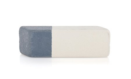 Eraser. Isolated on white background Photographie de stock - Aubaine LD & Abonnement, Code: 400-06917427