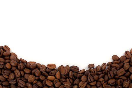 simsearch:400-06700189,k - Coffee beans on white background Stock Photo - Budget Royalty-Free & Subscription, Code: 400-06917564