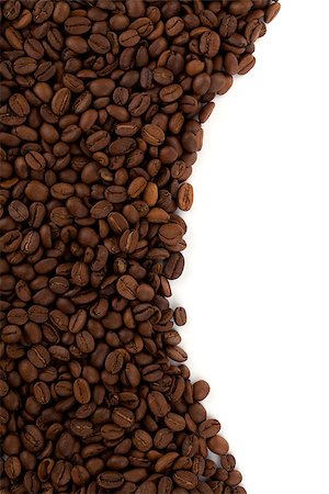 simsearch:400-06700189,k - Coffee beans on white background Stock Photo - Budget Royalty-Free & Subscription, Code: 400-06917563