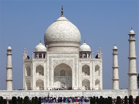 simsearch:400-05006924,k - View of Taj Mahal, Agra, Uttar Pradesh, India Photographie de stock - Aubaine LD & Abonnement, Code: 400-06918105