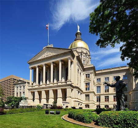 Georgia State Capitol Building in Atlanta, Georgia, USA. Stock Photo - Budget Royalty-Free & Subscription, Code: 400-06918680