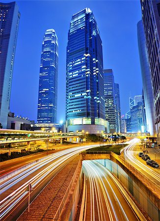 Financial buildings on Hong Kong Island. Stock Photo - Budget Royalty-Free & Subscription, Code: 400-06918683