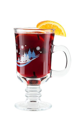 simsearch:400-06464230,k - Mulled wine (Punch) with orange slices and cinnamon Foto de stock - Royalty-Free Super Valor e Assinatura, Número: 400-06919095