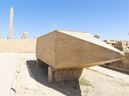 Ancient ruins of Karnak temple at Luxor in Egypt Stock Photo - Budget Royalty-Free & Subscription, Code: 400-06919357