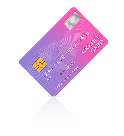 simsearch:400-07308715,k - Credit card design template. Vector illustration Stock Photo - Budget Royalty-Free & Subscription, Code: 400-06912137