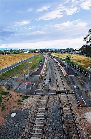 image of a railway station in Adelaide, Australia Stock Photo - Budget Royalty-Free & Subscription, Code: 400-06912548