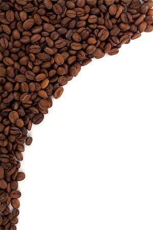 simsearch:400-06700189,k - Coffee beans on white background Stock Photo - Budget Royalty-Free & Subscription, Code: 400-06913491