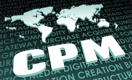 simsearch:400-06921307,k - CPM Industry Global Standard on 3D Map Stock Photo - Budget Royalty-Free & Subscription, Code: 400-06924900