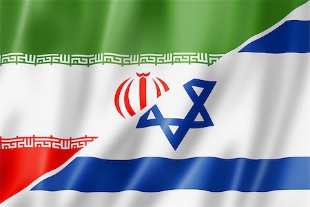 simsearch:400-06765248,k - Mixed Iran and Israel flag, three dimensional render, illustration Foto de stock - Super Valor sin royalties y Suscripción, Código: 400-06927134