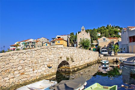 simsearch:400-07633210,k - Town of Tribunj old harbor, Dalmatia, Croatia Stock Photo - Budget Royalty-Free & Subscription, Code: 400-06927396