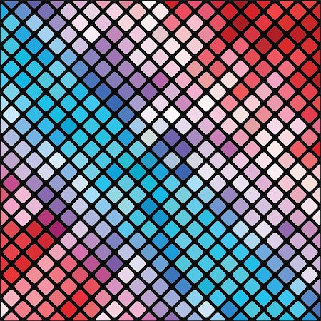 pixelated - colorful illustration with  mosaic background  for your design Photographie de stock - Aubaine LD & Abonnement, Code: 400-06927523