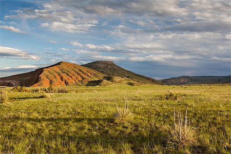 mountain ranch landscape in Colorado - Red Mountain Open Space Photographie de stock - Aubaine LD & Abonnement, Code: 400-06922162