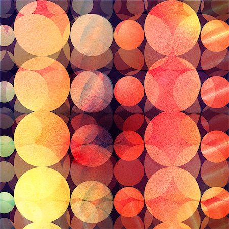 bright colored watercolor circles on a dark background Stock Photo - Budget Royalty-Free & Subscription, Code: 400-06922478