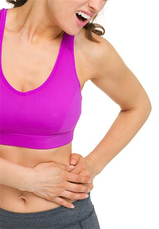 simsearch:400-06106822,k - Closeup on woman with stomach pain Stockbilder - Microstock & Abonnement, Bildnummer: 400-06922569