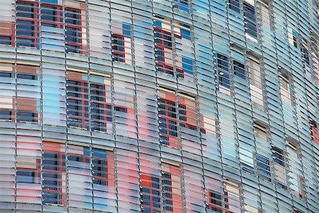 modern building with solar blinds Stock Photo - Budget Royalty-Free & Subscription, Code: 400-06923590