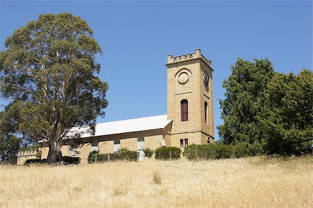 richmond - St. Luke Church, Richmond, Tasmania, Australia Foto de stock - Royalty-Free Super Valor e Assinatura, Número: 400-06923659