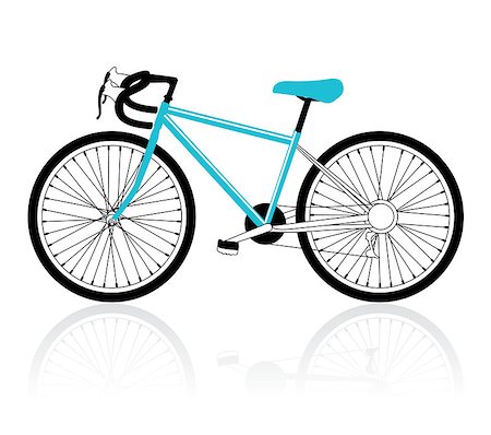 extreme bicycle vector - Vector illustration of Bicycle Stock Photo - Budget Royalty-Free & Subscription, Code: 400-06944227