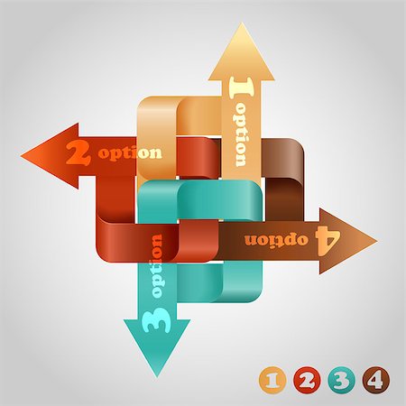 vector complecated infographic template, scheme of tangled options,  place for your data, fully editable eps 10 file,  transparency effects Stock Photo - Budget Royalty-Free & Subscription, Code: 400-06944779