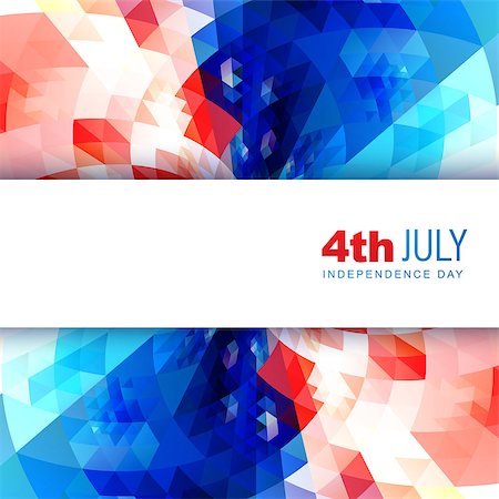 pinnacleanimates (artist) - vector american independence day design background Stockbilder - Microstock & Abonnement, Bildnummer: 400-06945374