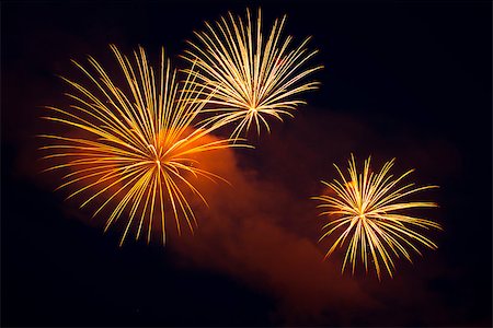 simsearch:400-06745163,k - Fireworks on the dark sky during the night of the feast. Stock Photo - Budget Royalty-Free & Subscription, Code: 400-06945862