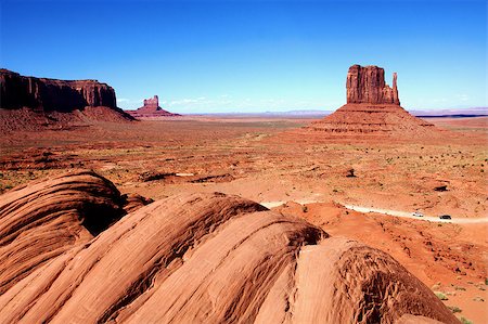 sand dune desert rock formations - The Classic Western Landscape in Monument Valley ,Utah Stock Photo - Budget Royalty-Free & Subscription, Code: 400-06945905