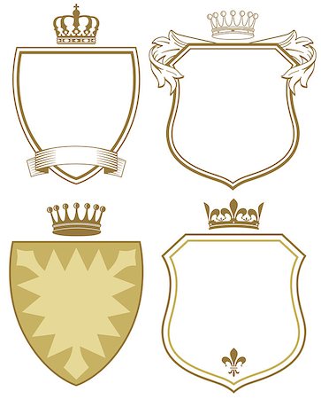 simsearch:400-04987781,k - Coat of arms with shield and crown Stock Photo - Budget Royalty-Free & Subscription, Code: 400-06946384