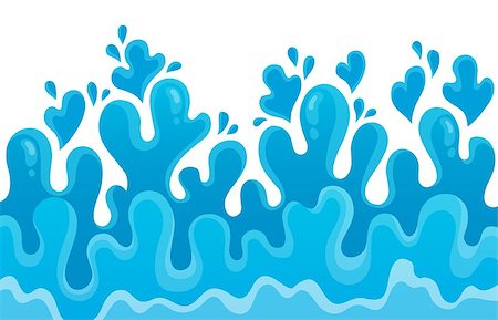 simsearch:400-06639488,k - Water splash theme image 3 - eps10 vector illustration. Photographie de stock - Aubaine LD & Abonnement, Code: 400-06946516