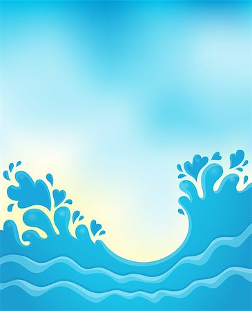 simsearch:400-06639488,k - Water splash theme image 8 - eps10 vector illustration. Photographie de stock - Aubaine LD & Abonnement, Code: 400-06946521