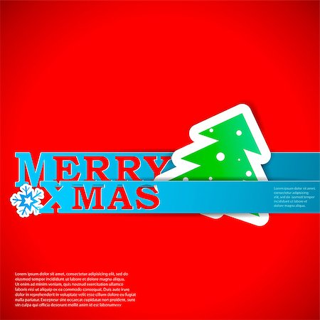 simsearch:400-05715740,k - Merry Xmas strips card vector eps10 illustration Photographie de stock - Aubaine LD & Abonnement, Code: 400-06946623