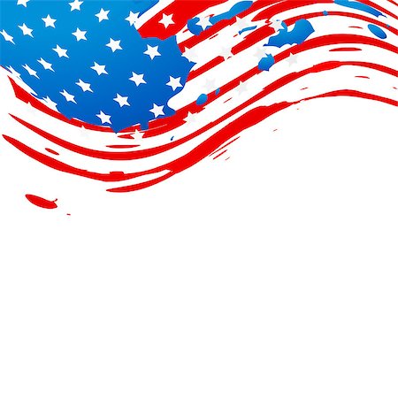 pinnacleanimates (artist) - creative american flag design illustration Stockbilder - Microstock & Abonnement, Bildnummer: 400-06946700