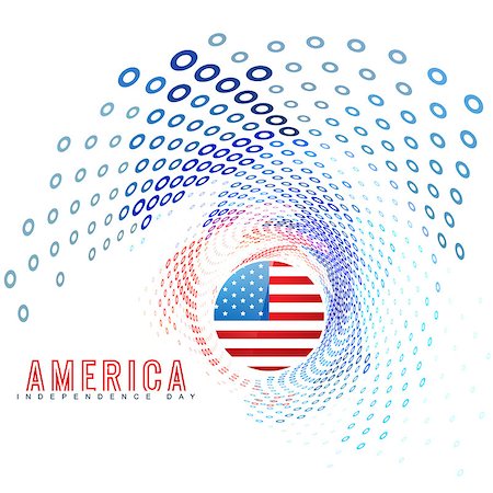 pinnacleanimates (artist) - american independence day background design Stockbilder - Microstock & Abonnement, Bildnummer: 400-06946731