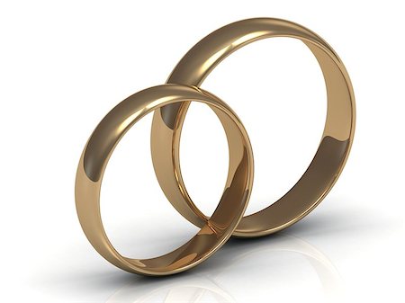 simsearch:400-05361582,k - Gold ring smaller front Big Golden Ring Stock Photo - Budget Royalty-Free & Subscription, Code: 400-06946970