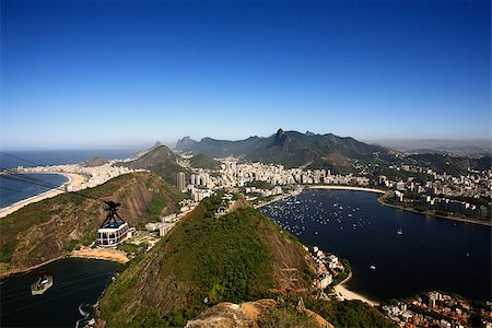 simsearch:400-08074208,k - aerial view of botafogo and copacabana with the from the sugar loaf in rio de janeiro brazil Photographie de stock - Aubaine LD & Abonnement, Code: 400-06947377