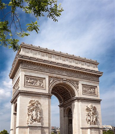 Arch of Triumph Paris Stock Photo - Budget Royalty-Free & Subscription, Code: 400-06947485