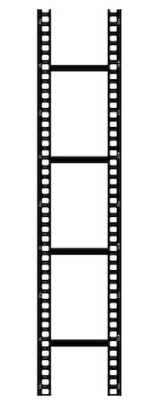 Vertical filmstrip on white background Stock Photo - Budget Royalty-Free & Subscription, Code: 400-06947966