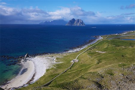 simsearch:400-07087598,k - Scenic beach on Lofoten islands in arctic Norway Stock Photo - Budget Royalty-Free & Subscription, Code: 400-06947984