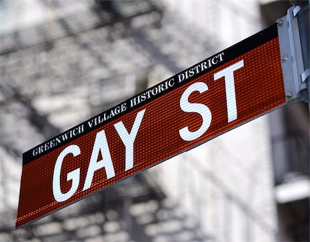 Gay Street in the Greenwich Village Historic District of New York City. Stock Photo - Budget Royalty-Free & Subscription, Code: 400-06948481