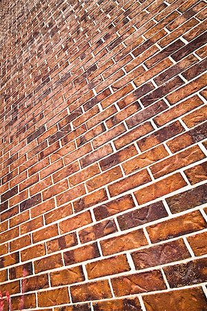 Brick wall detailed texture taken outdoor with natural sun light Stock Photo - Budget Royalty-Free & Subscription, Code: 400-06948548