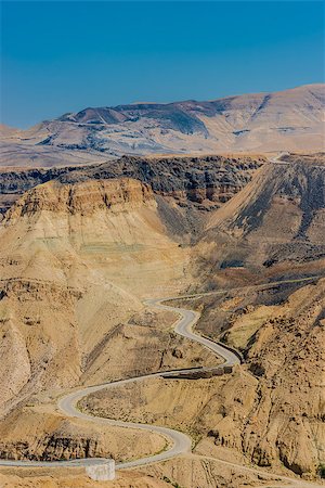 kings way desert road dead sea in jordan Stock Photo - Budget Royalty-Free & Subscription, Code: 400-06949025