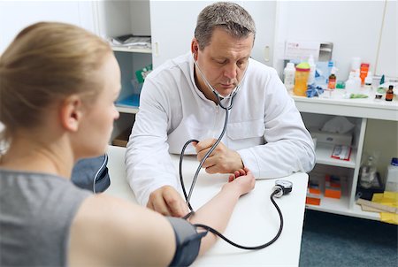 danr13 (artist) - Doctor measures the blood pressure Stock Photo - Budget Royalty-Free & Subscription, Code: 400-06949321