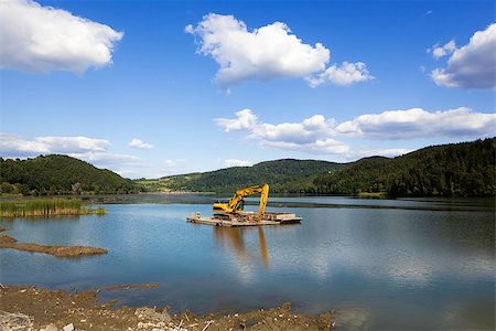 simsearch:400-04262573,k - Dredging lake Stock Photo - Budget Royalty-Free & Subscription, Code: 400-06954096
