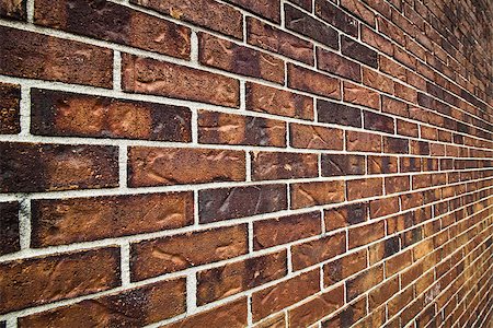 Brick wall detailed texture taken outdoor with natural sun light Stock Photo - Budget Royalty-Free & Subscription, Code: 400-06954391