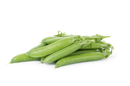 simsearch:400-04785141,k - fresh pea pods, isolated on white background Stock Photo - Budget Royalty-Free & Subscription, Code: 400-06950448